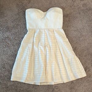 Strapless Ivory Dress from 4 Collective